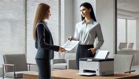 📑 Que documentação é necessária para processar o renting da minha impressora?